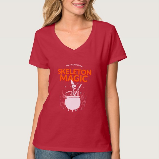 Ein paar Skelettmagie hervorbringen T-Shirt (Vorderseite)