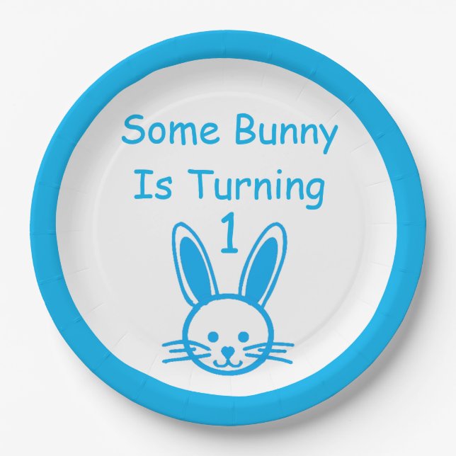 Ein paar Sonnenstrahlen drehen sich einen Geburtst Pappteller (Vorderseite)