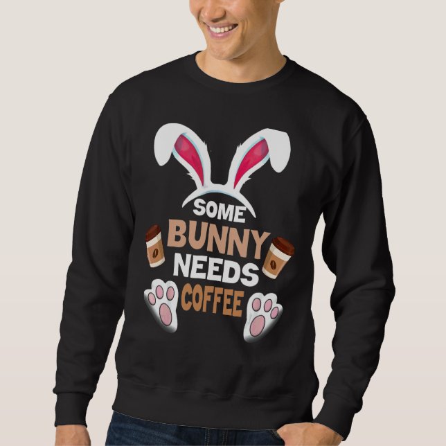 Ein paar sonnige Bedürfnisse Kaffee Frauen Rabbit  Sweatshirt (Vorderseite)