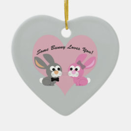 Ein paar sonnige Lieben! Keramikornament