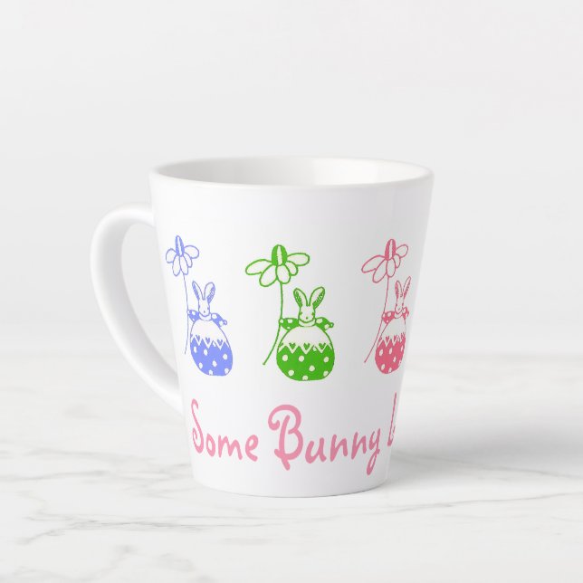 Ein paar sonnige Lieben! Latte Tasse (Linke Ecke)