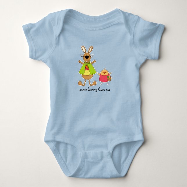 Ein paar sonnige Lieben. OsterBaby-Bodysuits Baby Strampler (Vorderseite)