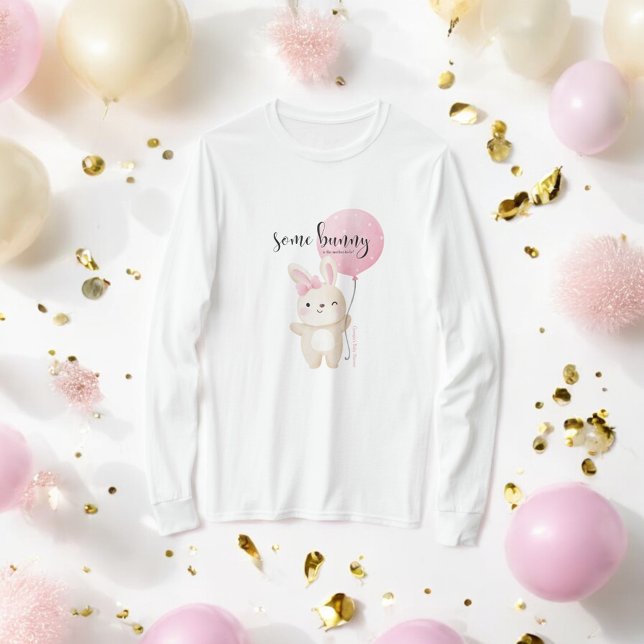 Ein paar sonnige Pink-Ballon-Mutter-zu-be-Langschl T-Shirt (Von Creator hochgeladen)
