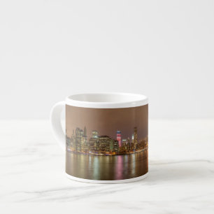 Ein Panorama der New- York CitySkyline Espressotasse