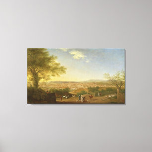 Ein Panoramablick von Florenz von Bellosguardo, 17 Leinwanddruck