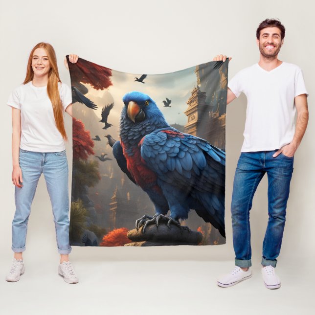 Ein Papagei unter Ravens Fleecedecke (Beispiel)