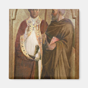Ein Papst und ein St. Matthias, c.1428-29 Magnet