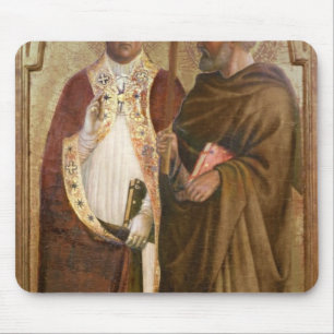 Ein Papst und ein St. Matthias, c.1428-29 Mousepad