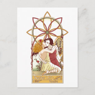 Ein Paradies für Mädchen Postkarte