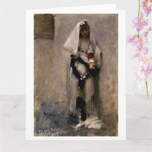 Ein Pariser Bettler, John Sargent 1880 Karte