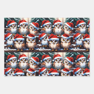 Ein Parlament von Owls Geschenkpapier Set