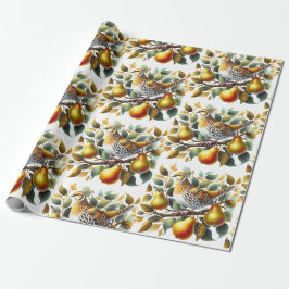 Ein Partridge in einem Birnbaum Weihnachten Geschenkpapier