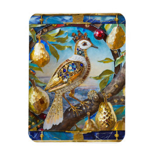 Ein Partridge in einem Birnenbaum Magnet