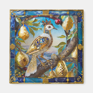 Ein Partridge in einem Birnenbaum Magnet