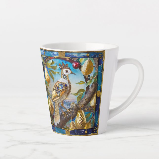 Ein Partridge in einem Birnenbaum Milchtasse (Rechts)