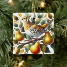 Ein Partridge in einem Birnenbaum Personalisierte 