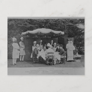 Ein Party zum Frühstück in Osbourne Postkarte