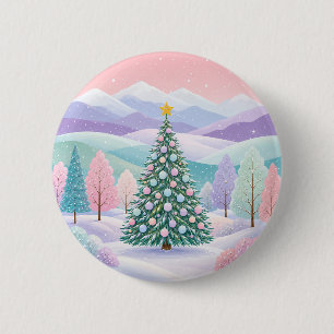 Ein pastellfarbener Wintertraum Button
