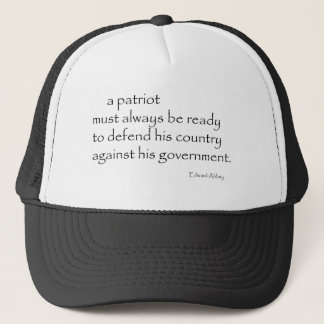 "Ein Patriot muss… " Truckerkappe