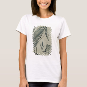Ein Pelikan und ein Frosch im Gespräch (w/c auf T-Shirt