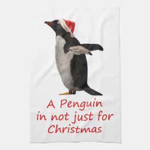Ein Penguin ist nicht nur für Weihnachts-Küchentüc Geschirrtuch