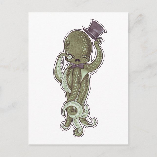 Ein perfekter Gentlephalopod Postkarte (Vorderseite)