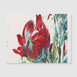 Ein perfekter Mohn Magnetkarte