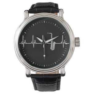 Ein perfektes Geschenk für jeden Saxophon-Spieler Armbanduhr