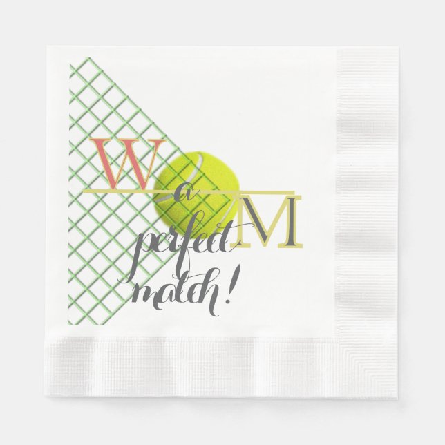Ein perfektes Match-Papiertaschentuch Serviette (Vorderseite)