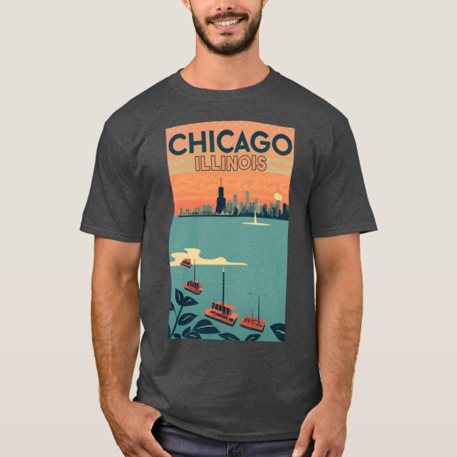 Ein perfektes Wochenende in Chicago T-Shirt (Vorderseite)