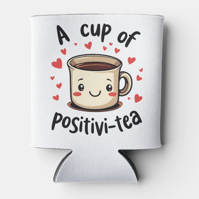 Ein perfektes Wochenende in Positivi-Tea Niedliche Dosenkühler (Vorderseite)