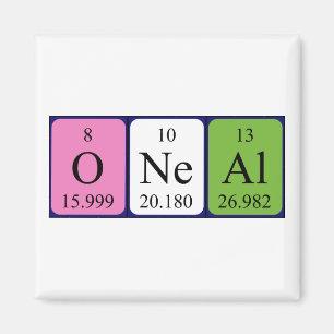 Ein periodischer Tabellenname-Magnet Magnet