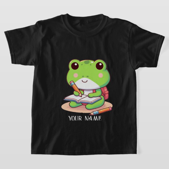 Ein personalisierter Rückfall in die niedliche Fro T-Shirt (Ablage )