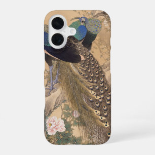 Ein Pfauenpaar im Frühling von Imao Keinen iPhone 16 Hülle
