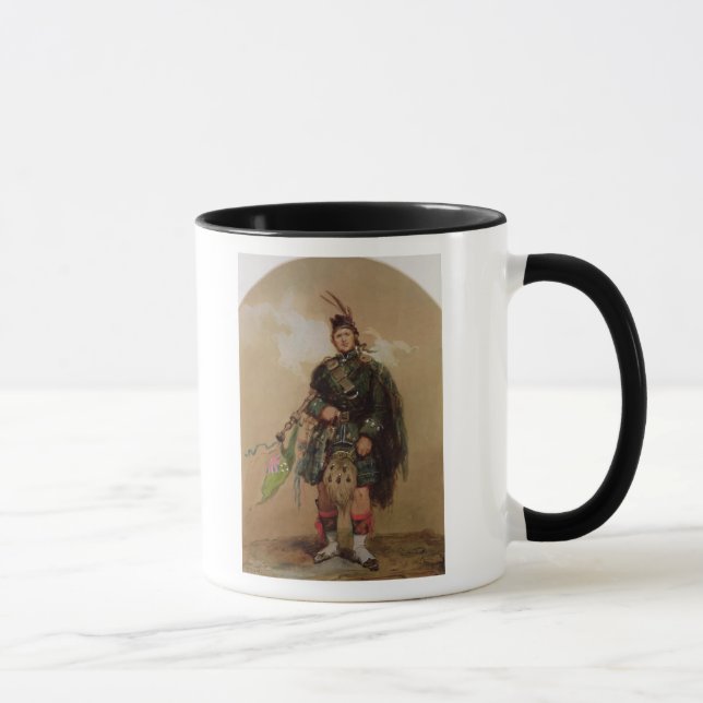 Ein Pfeifer der 79. Hochländer bei Chobham Tasse (Rechts)