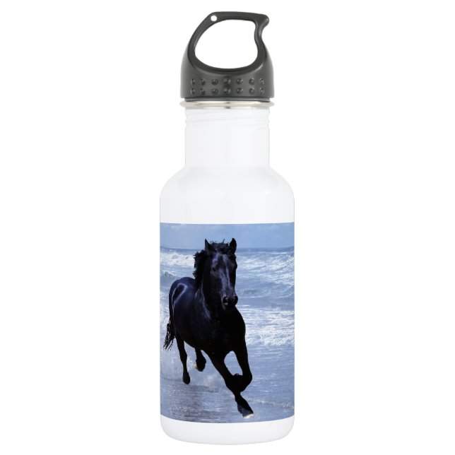 Ein Pferd frei und wild Trinkflasche (Vorderseite)