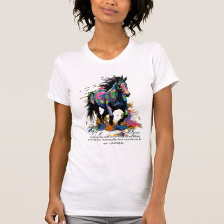 "Ein Pferd Lieben Freiheit! T-Shirt