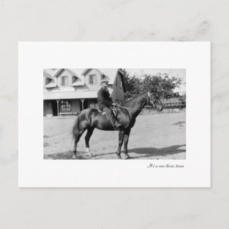ein Pferd Postkarte