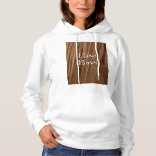 Ein Pferdemane I Liebe Pferde Hoodie
