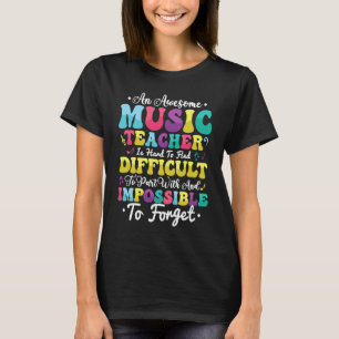 Ein Phantastischer Musiklehrer ist schwer in der S T-Shirt