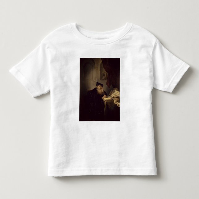 Ein Philosoph, 1635 (Öl auf Platte) Kleinkind T-shirt (Vorderseite)