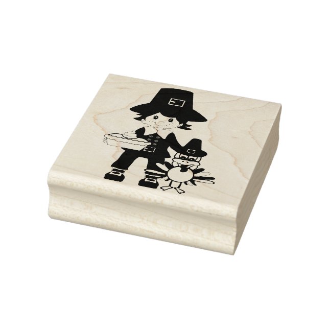 Ein Pilger und seine Türkei Gummistempel (Stempel)