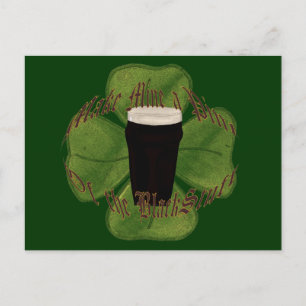 Ein Pint des Schwarzen Stuhls Postkarte
