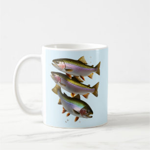 Ein Pint Forelle Kaffeetasse