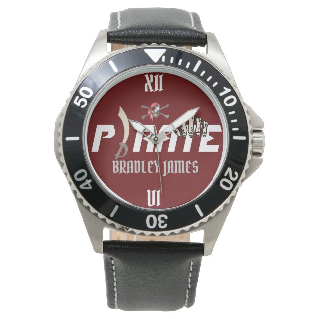 Ein Pirat | International Talk Like a Pirate Day Armbanduhr (Vorderseite)