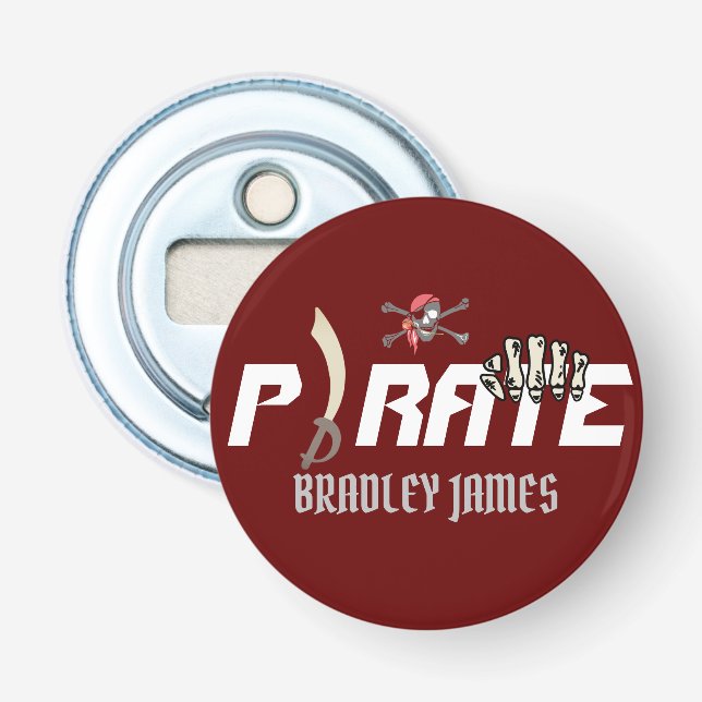 Ein Pirat | International Talk Like a Pirate Day Flaschenöffner (Vorderseite)