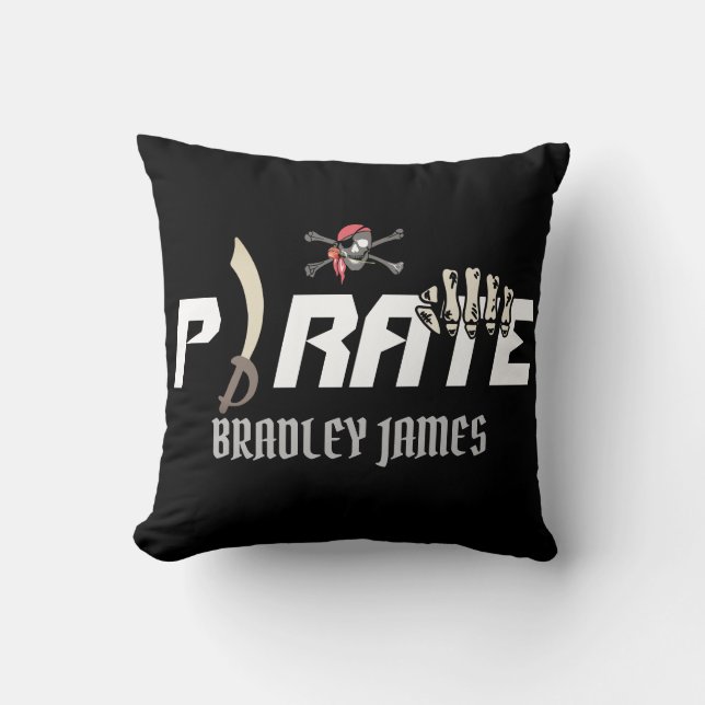 Ein Pirat | International Talk Like a Pirate Day Kissen (Vorderseite)