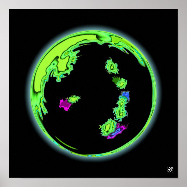 Ein Planet - Exoplanten v1 Poster (Vorne)