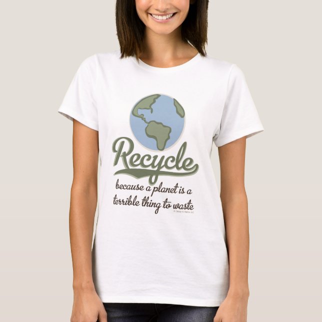 Ein Planet ist eine schreckliche Sache, zum des T-Shirt (Vorderseite)