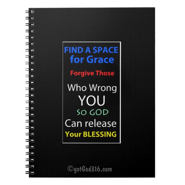 Ein Platz für Grace gotGod316.com Notizblock (Vorderseite)